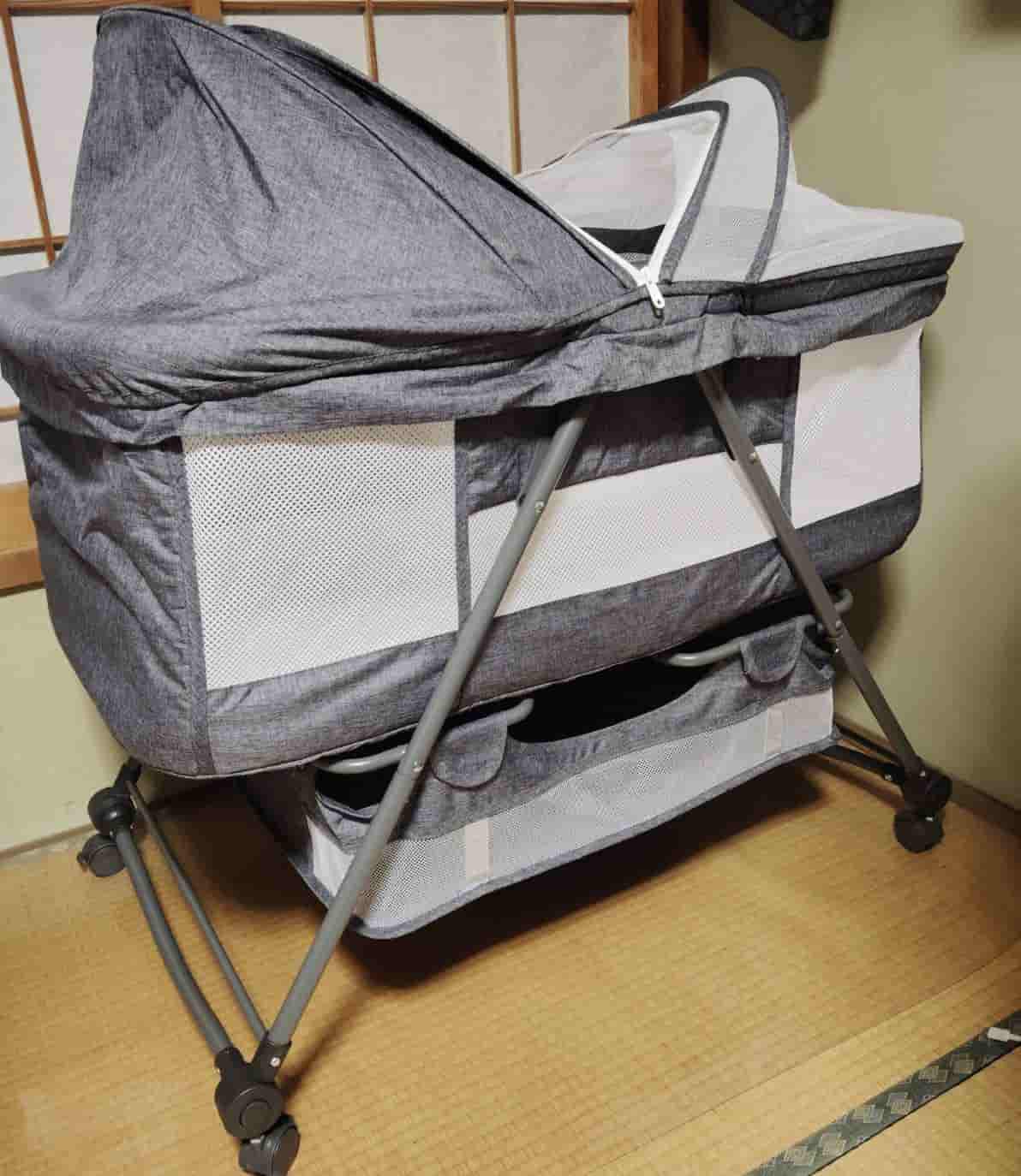 Amazonのベビーベッド